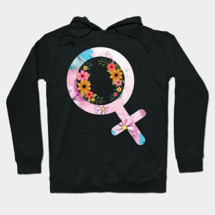 Flowery Feminist Hoodie